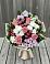 Букет цветов из: Альстромерии, Гвоздики, Розы и Хризантемы в Шушенском