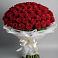 Букет 101 Красная роза Блэк Мэджик в Шушенском