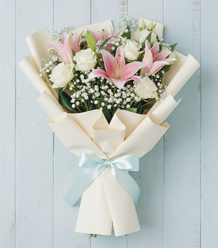 Букет цветов из: Лилии в Шушенском