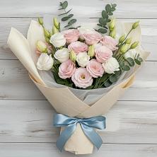 Букет цветов из:  Лизиантусы в Шушенском