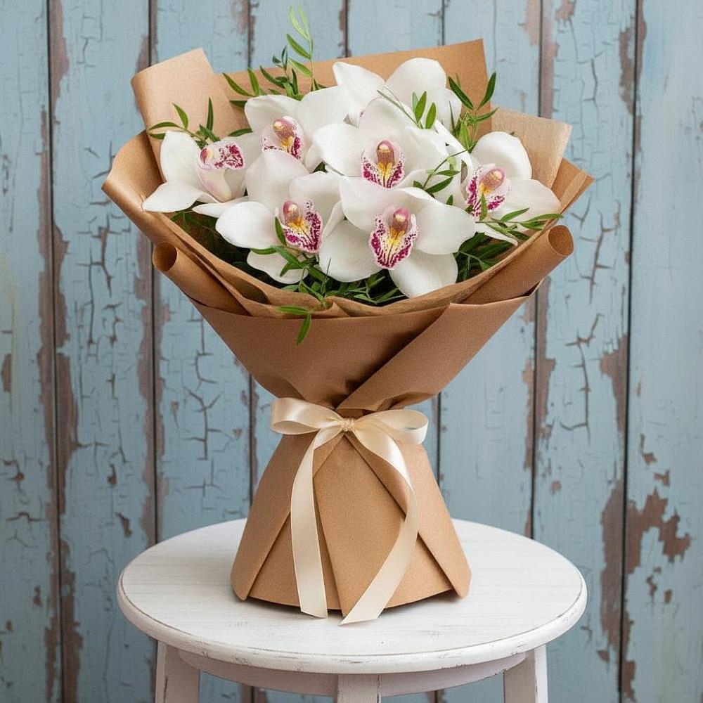 Букет цветов из: Орхидеи и Розы в Шушенском