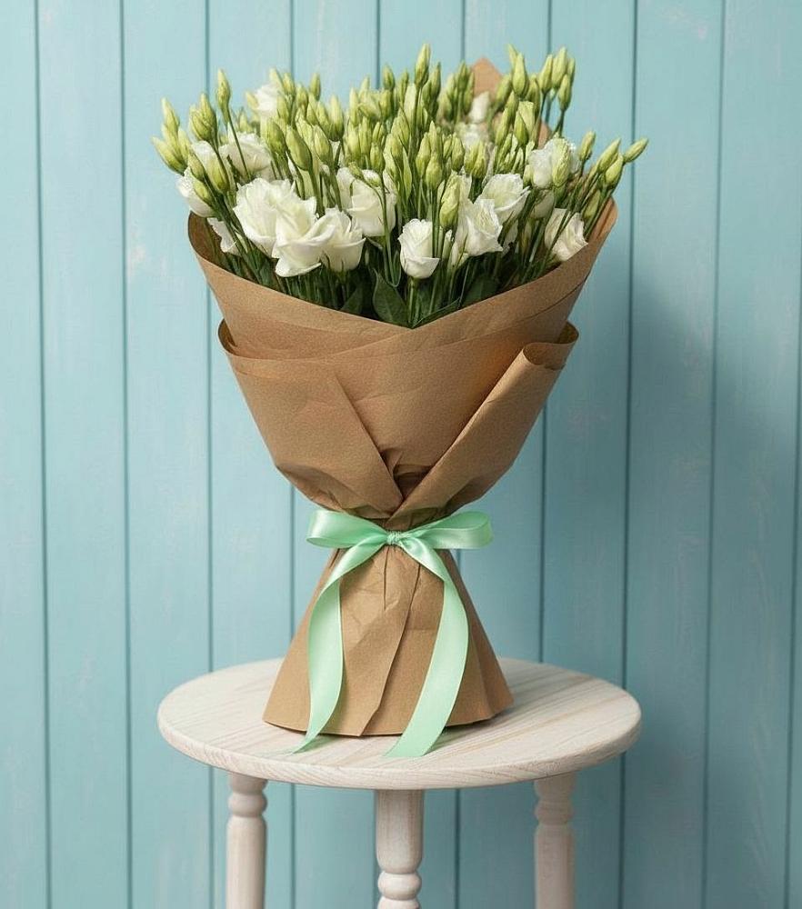 Букет цветов из: Лизиантусы в Шушенском