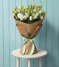 Букет цветов из:  Лизиантусы в Шушенском