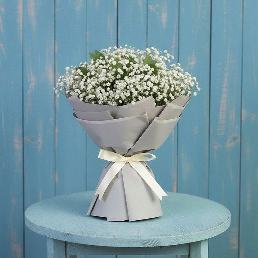 Букет цветов из: Гипсофила в Шушенском