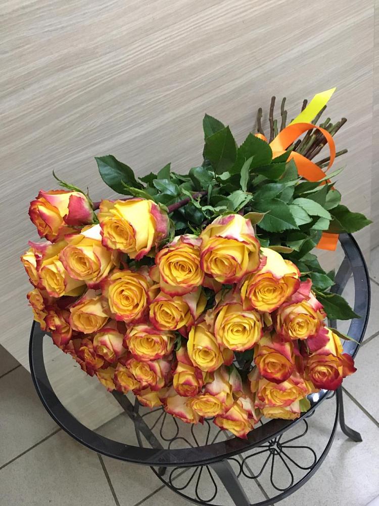 Букет Желтые розы в Шушенском