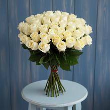 Букет 51 Белая роза Эдлесс Лав #REPLACE_PRED# Шушенском