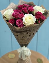 Букет цветов из:  Розы #REPLACE_PRED# Шушенском