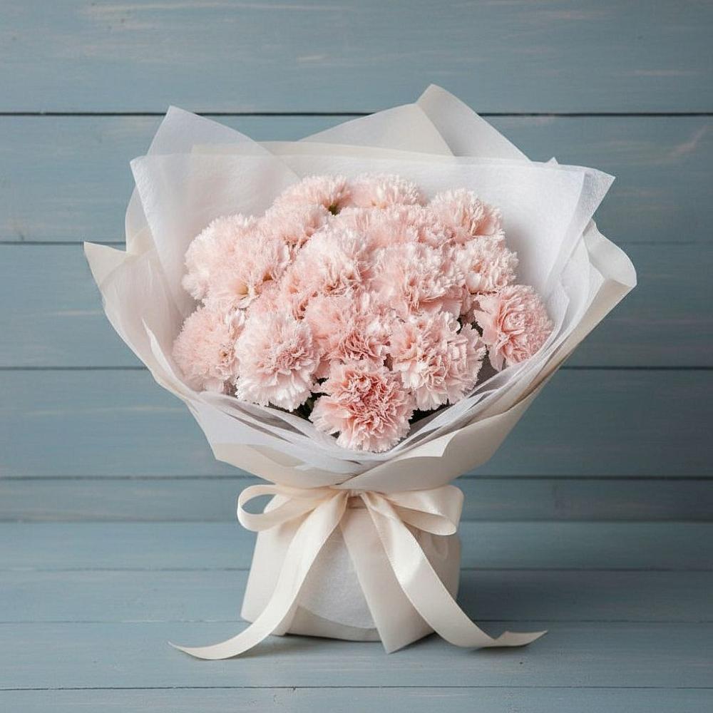 Букет цветов из: Гвоздики в Шушенском