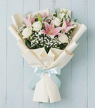 Букет цветов из:  Лилии в Шушенском