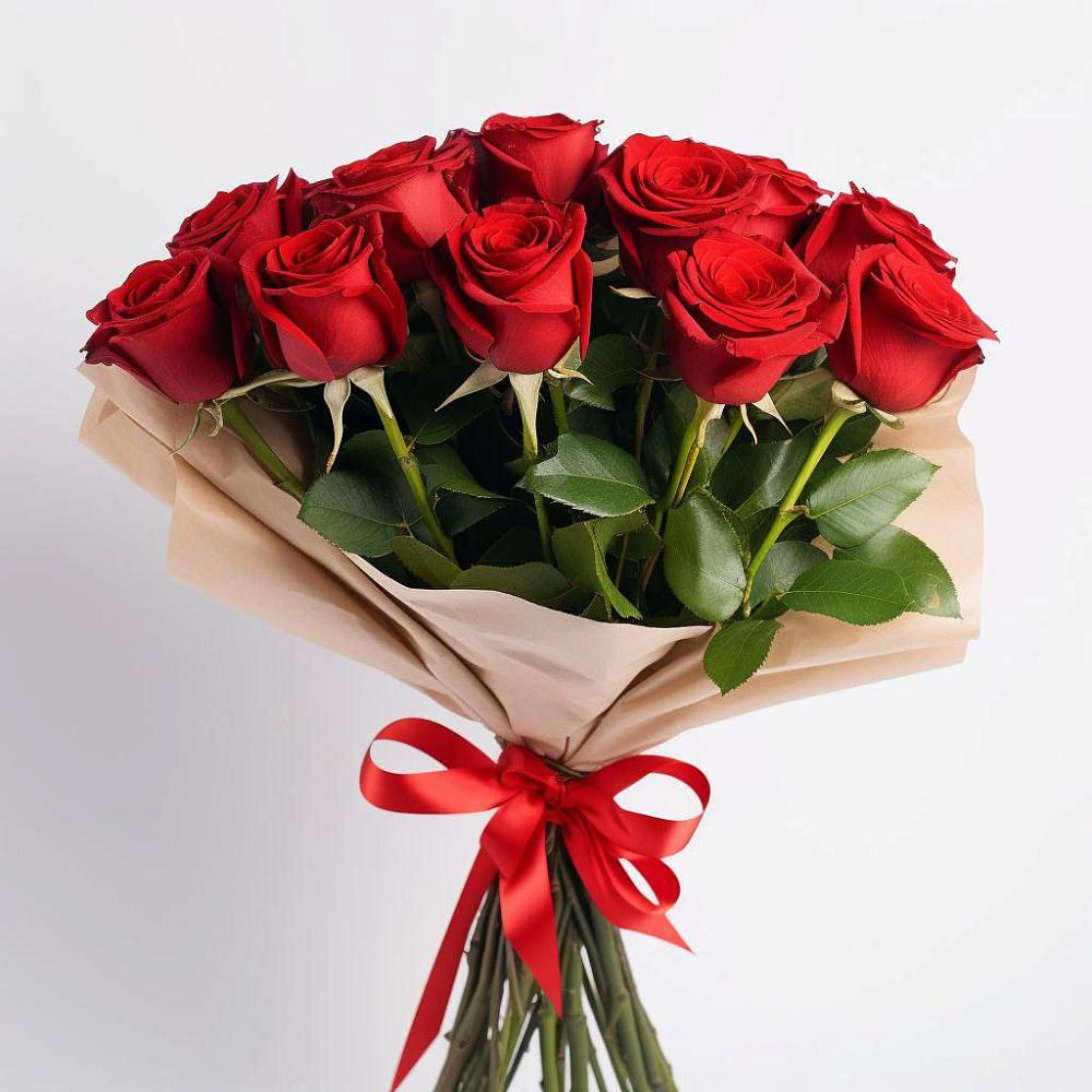 Букет 11 Красных роз Эдлесс Лав в Шушенском